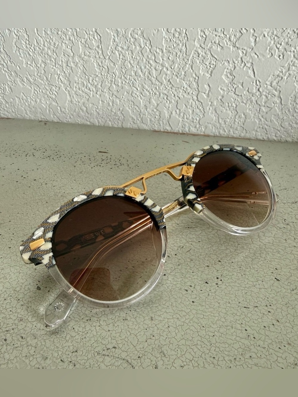 KREWE STL II STELLA CRYSTAL 24K Sunglasses